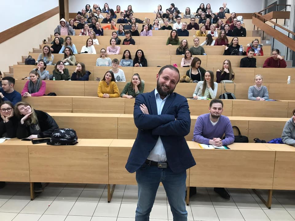 Выступление Армена Манукяна с гостевой лекцией в РЭУ им. Плеханова